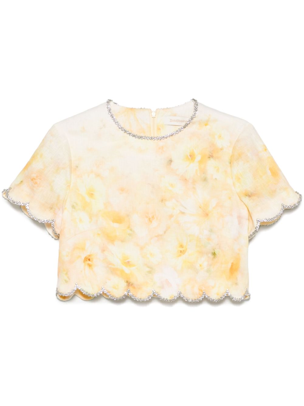 Zimmermann Top Yellow Topwear Zimmermann