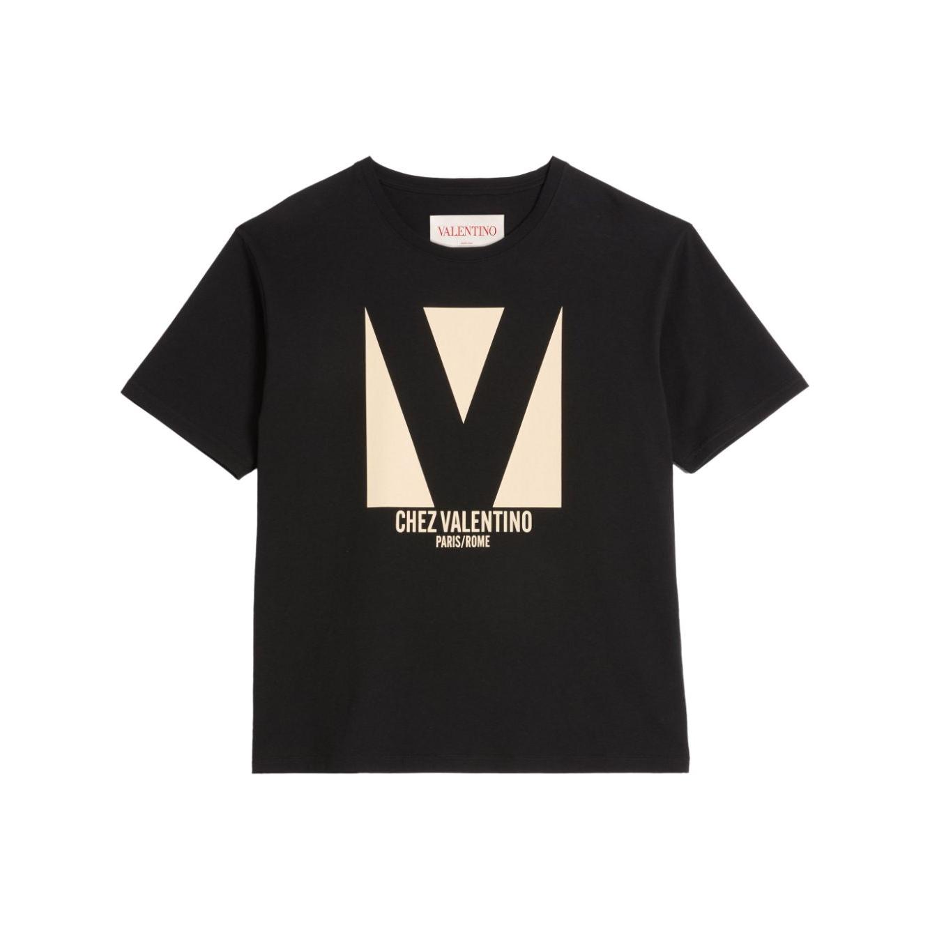 Valentino T-shirts and Polos Black Topwear Valentino