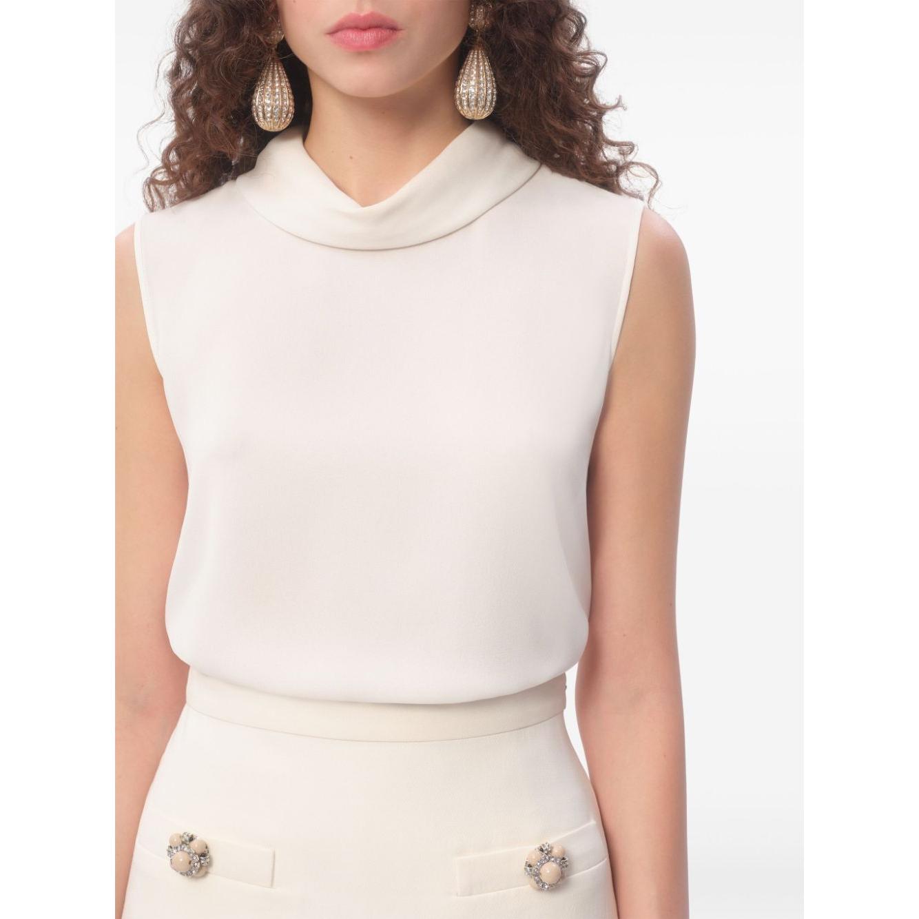 Valentino Top Ivory Topwear Valentino