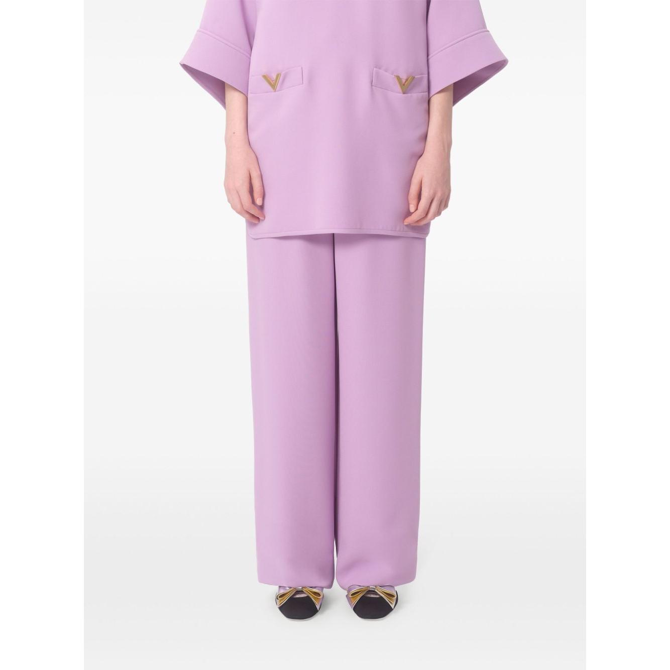 Valentino Trousers Lilac Trousers Valentino