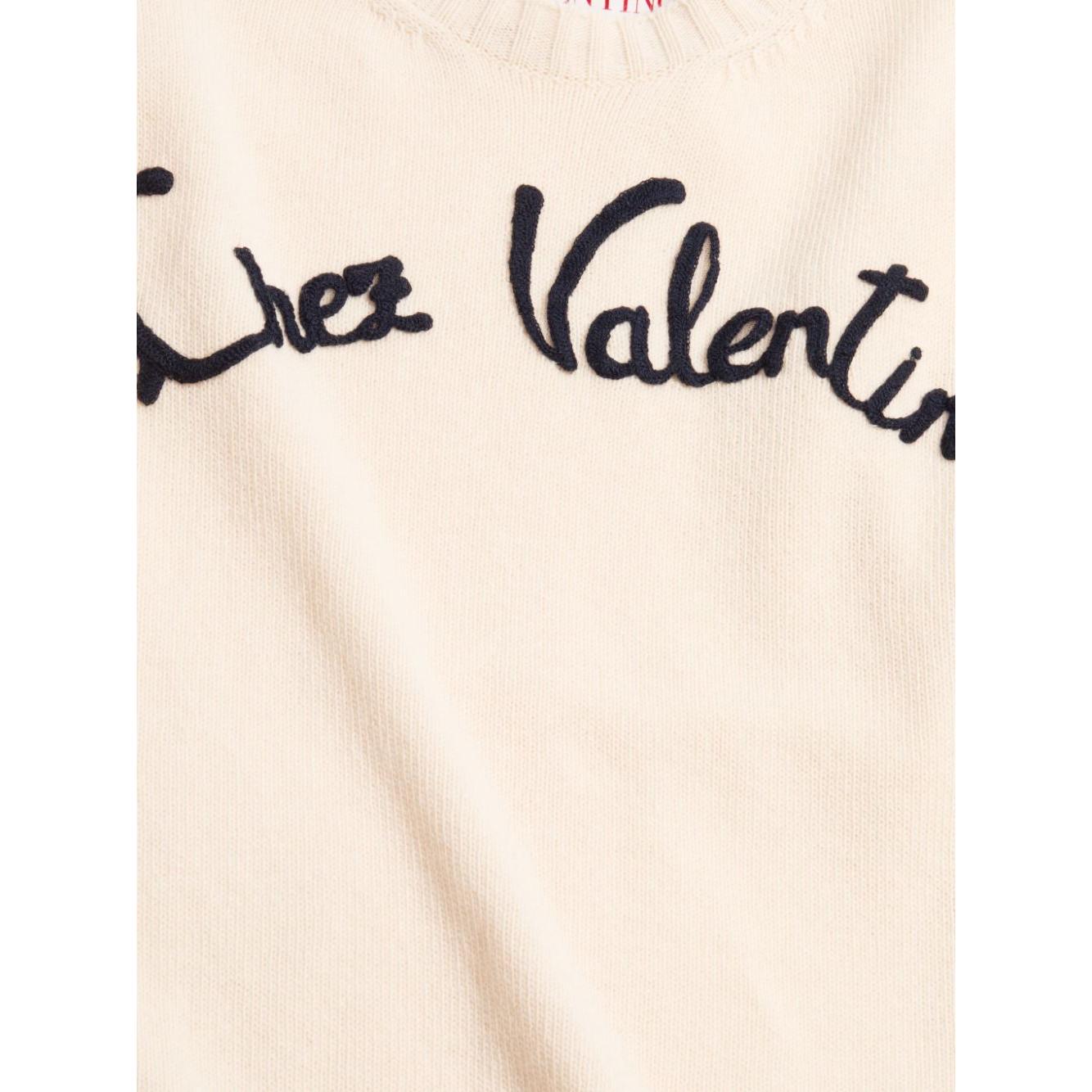 Valentino Sweaters White Topwear Valentino