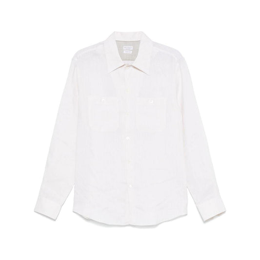 Brunello Cucinelli Shirts Beige Shirts Brunello Cucinelli White Smoke