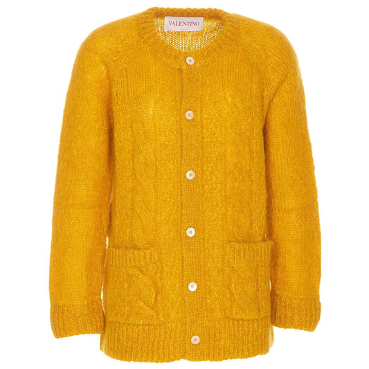 Valentino Sweaters Orange Topwear Valentino Goldenrod