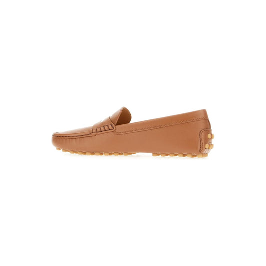 Tod's Flat shoes Leather Brown Moccasins Tod'S Sienna