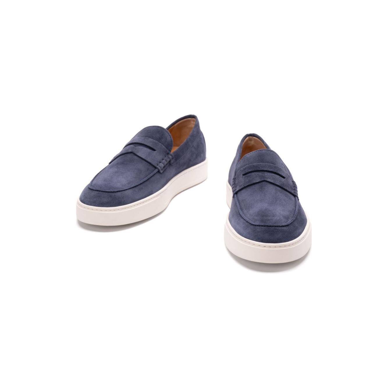 Tod's Flat shoes Blue Moccasins Tod'S Dim Gray