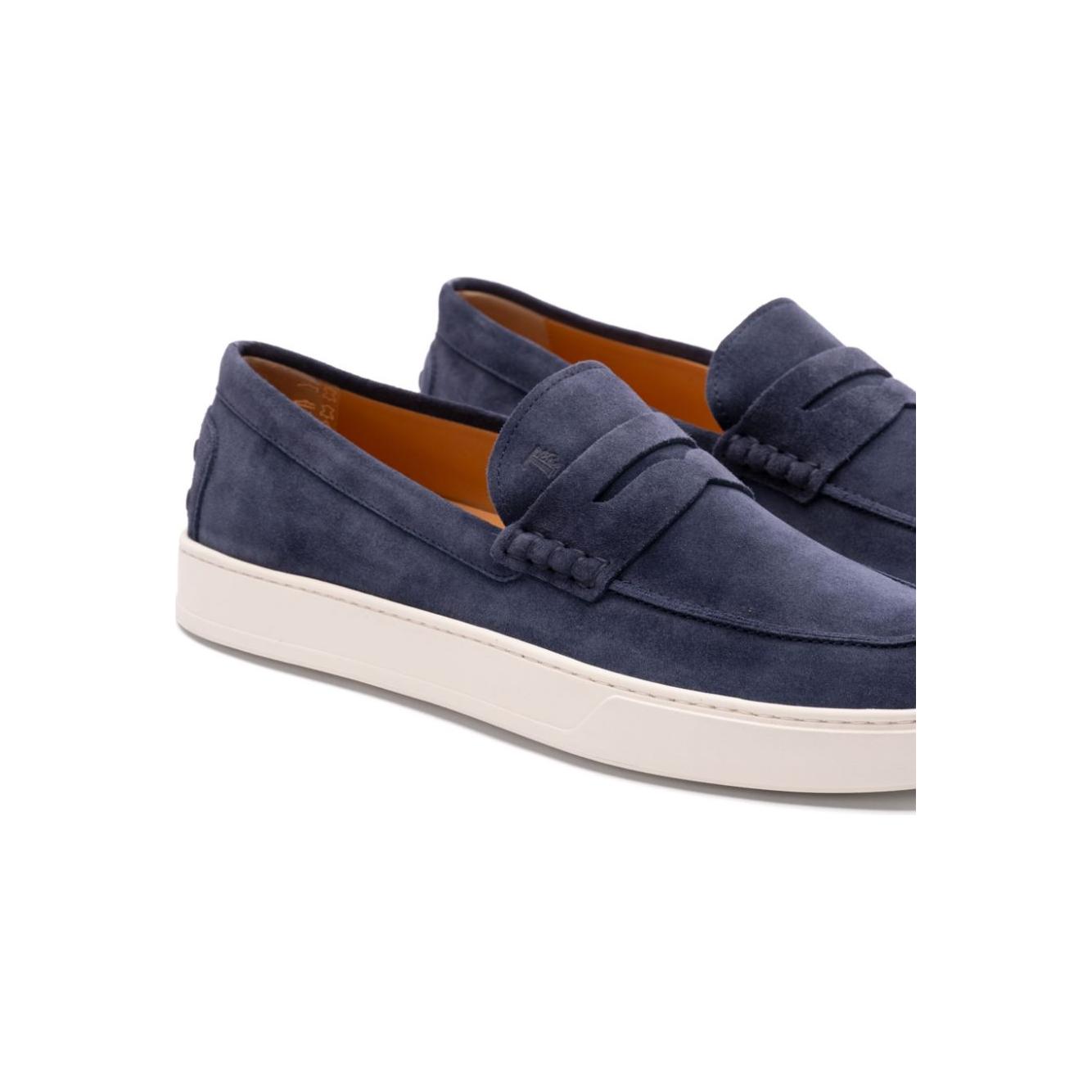 Tod's Flat shoes Blue Moccasins Tod'S Dark Slate Gray
