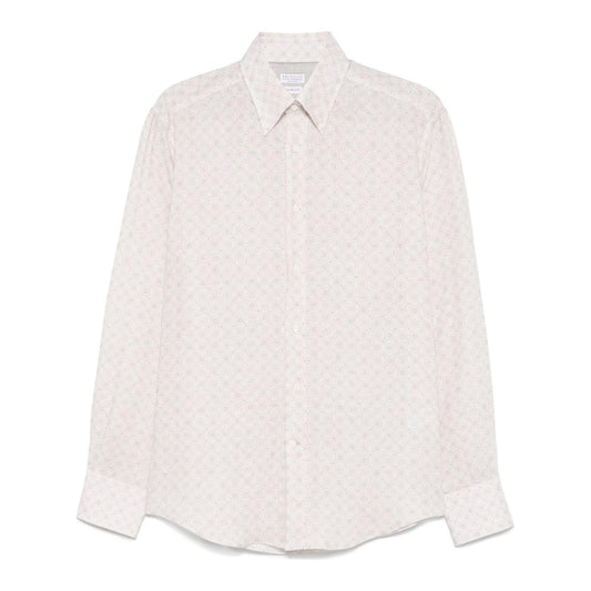 Brunello Cucinelli printed shirt Shirts Brunello Cucinelli Misty Rose