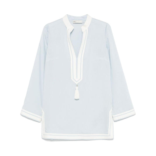 Tory Burch striped tunic in blue Dresses Tory Burch Lavender