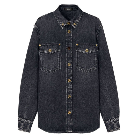 Versace denim shirt Shirts Versace Dark Slate Gray