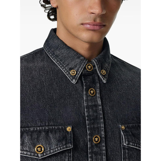 Versace denim shirt Shirts Versace Light Gray