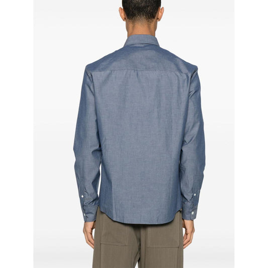 Maison Kitsune fox head shirt Shirts Maison Kitsune Dim Gray