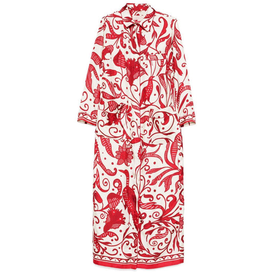 F.R.S . F.R.S. Silk crepe long kaftan dress Dresses F.R.S . Antique White