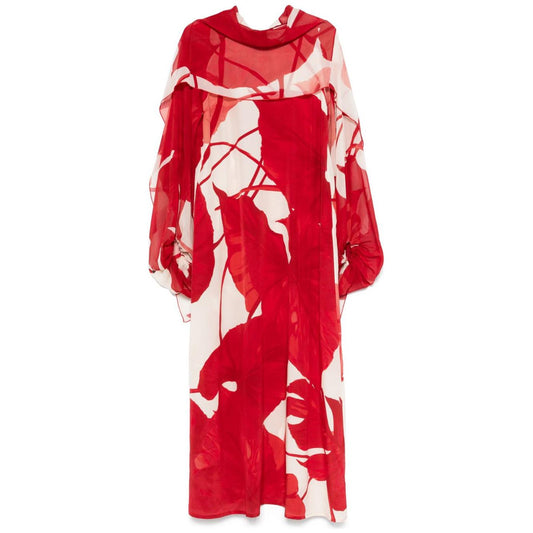 F.R.S . F.R.S. Round neck long sleeved silk dress Dresses F.R.S . Antique White