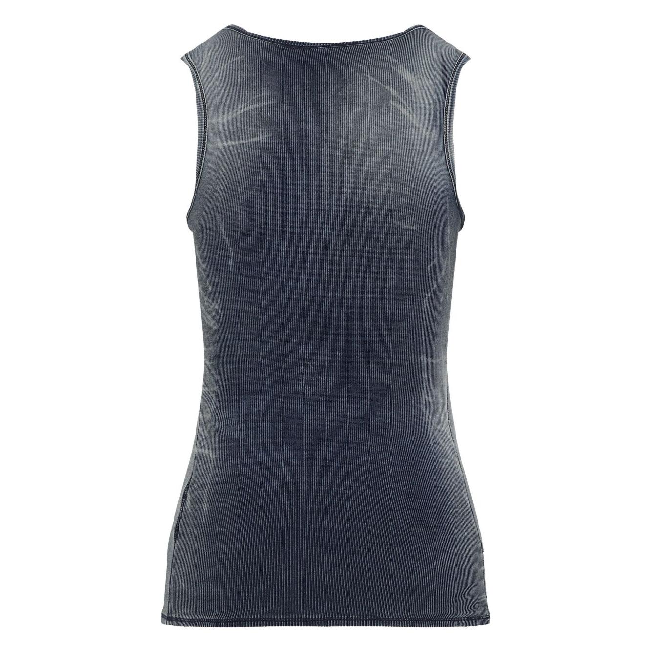 Diesel blue cotton tank top Topwear Diesel Dark Slate Gray