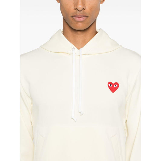 Comme Des Garcons hoodie with logo Topwear Comme Des Garcons White Smoke