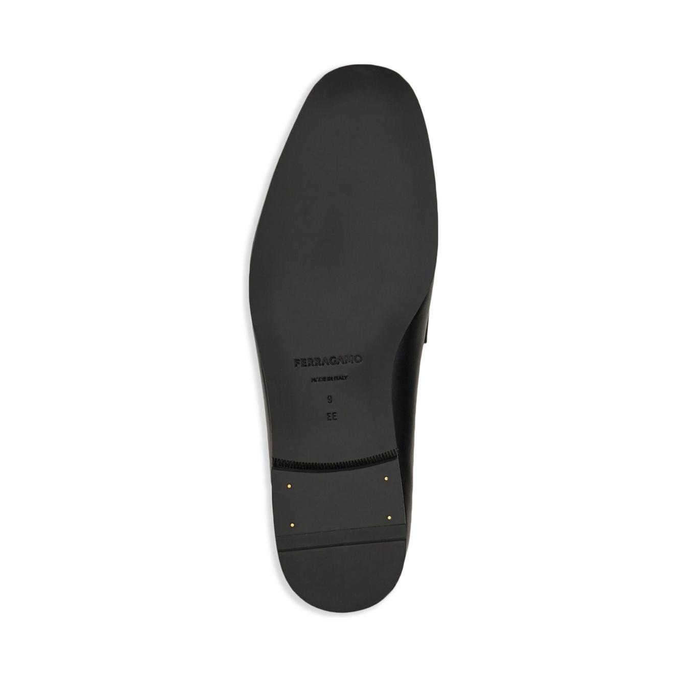 Ferragamo Gancini moccasins with applique Moccasins Ferragamo Dark Slate Gray
