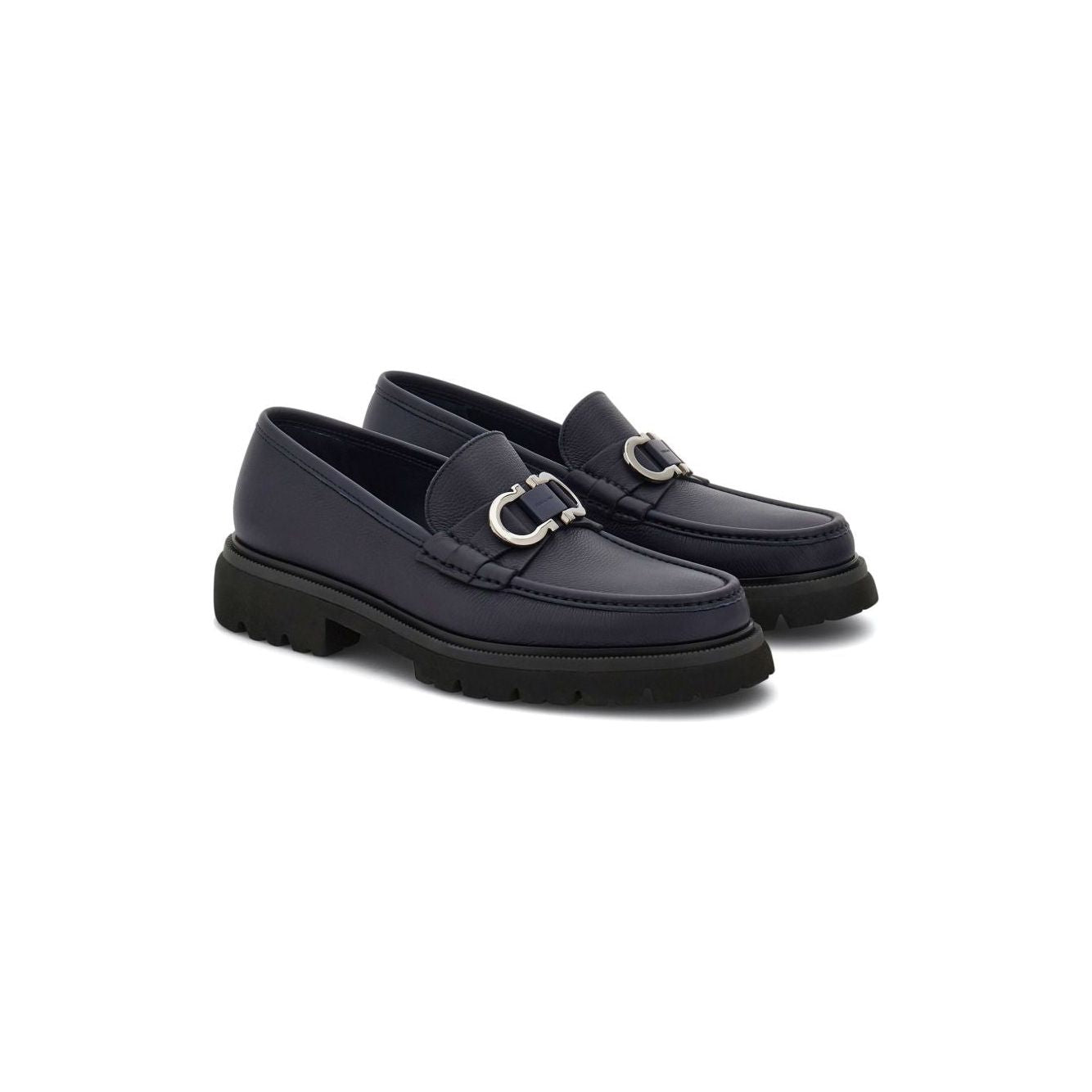 Ferragamo Gancini ornament moccasin Moccasins Ferragamo Dark Slate Gray
