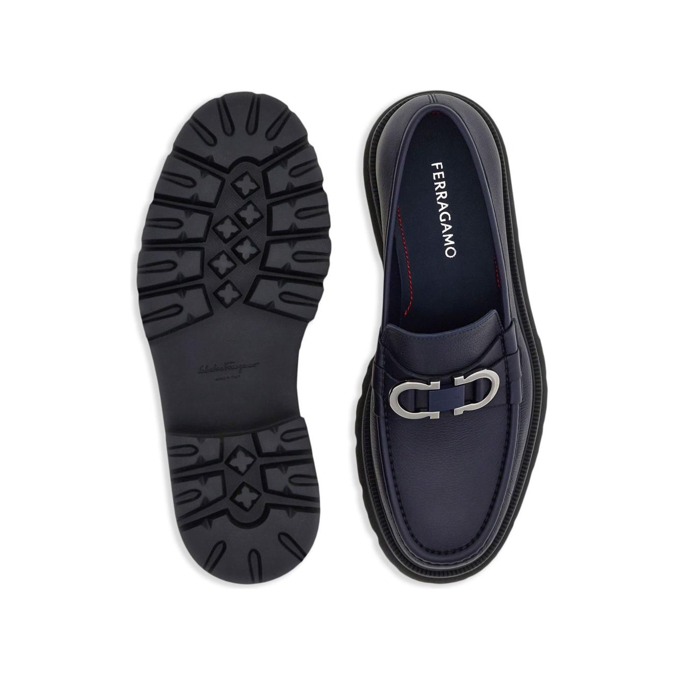 Ferragamo Gancini ornament moccasin Moccasins Ferragamo Dark Slate Gray