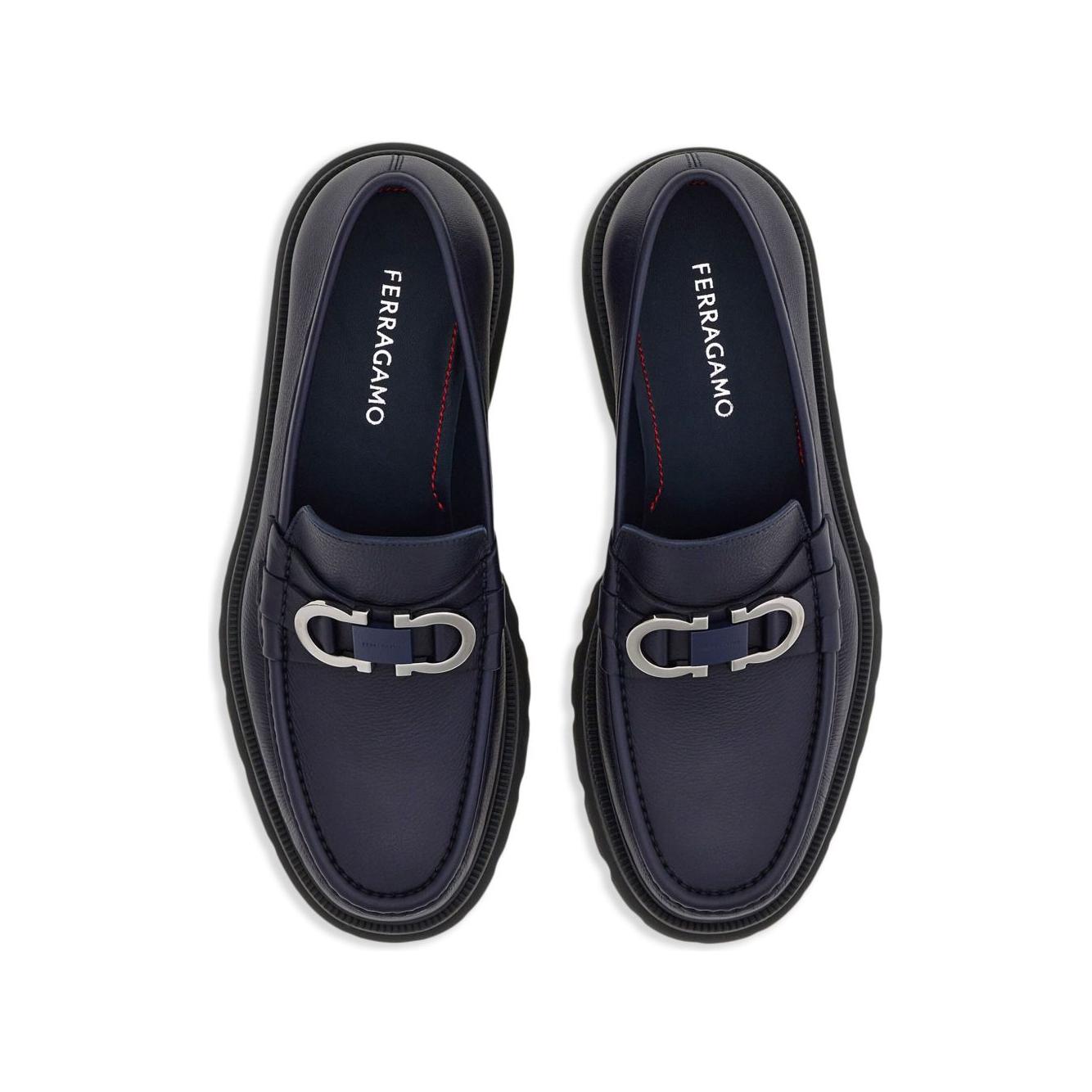 Ferragamo Gancini ornament moccasin Moccasins Ferragamo Dark Slate Gray