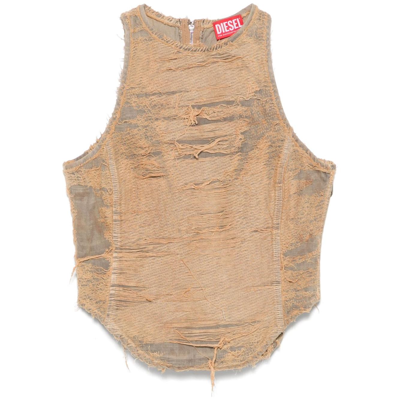 Diesel astro tank top Topwear Diesel Tan