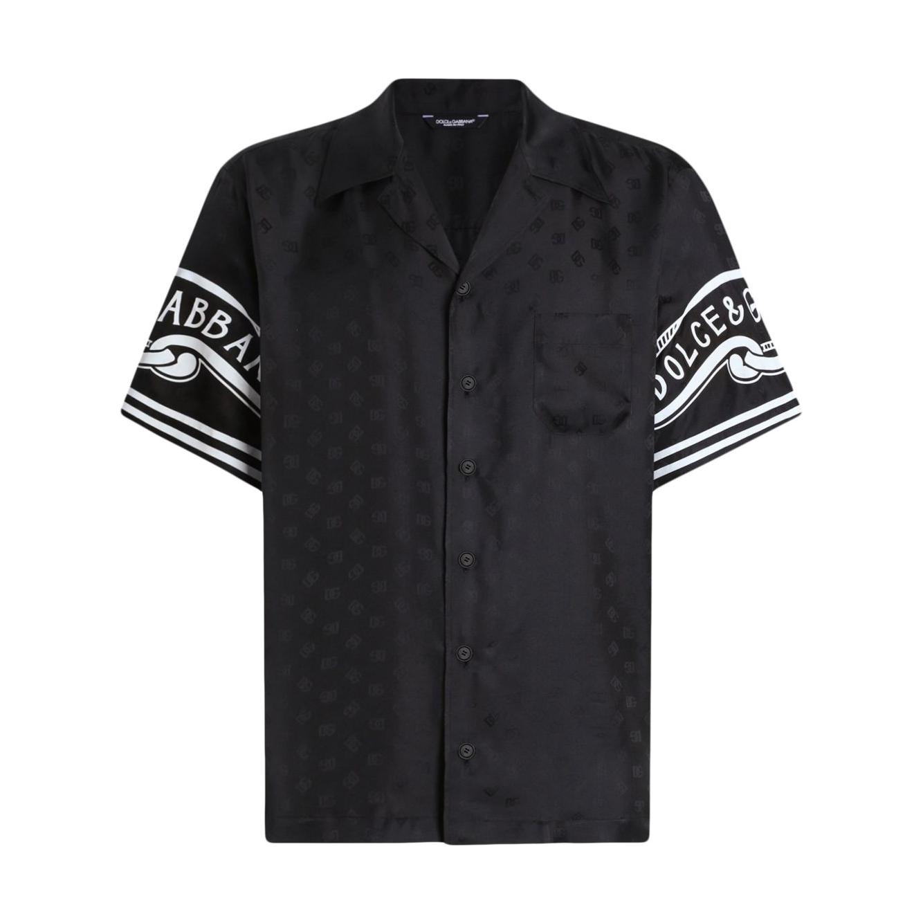 Dolce & Gabbana printed silk shirt Shirts Dolce & Gabbana Dark Slate Gray