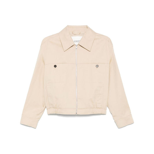 Closed Cotton-linen work jacket
