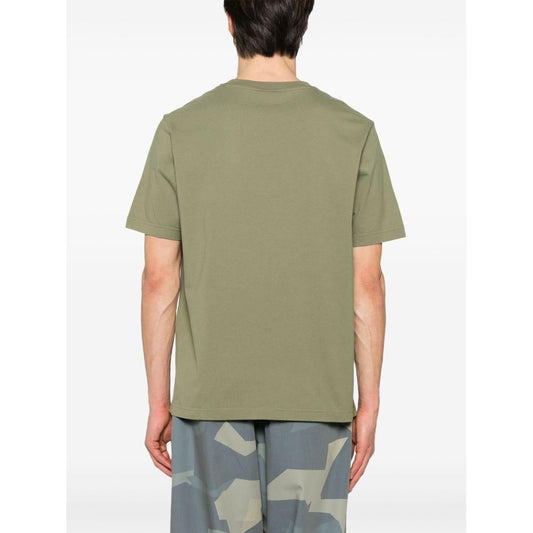 MAISON KITSUNE' T-shirts and Polos Green Topwear Maison Kitsune White Smoke
