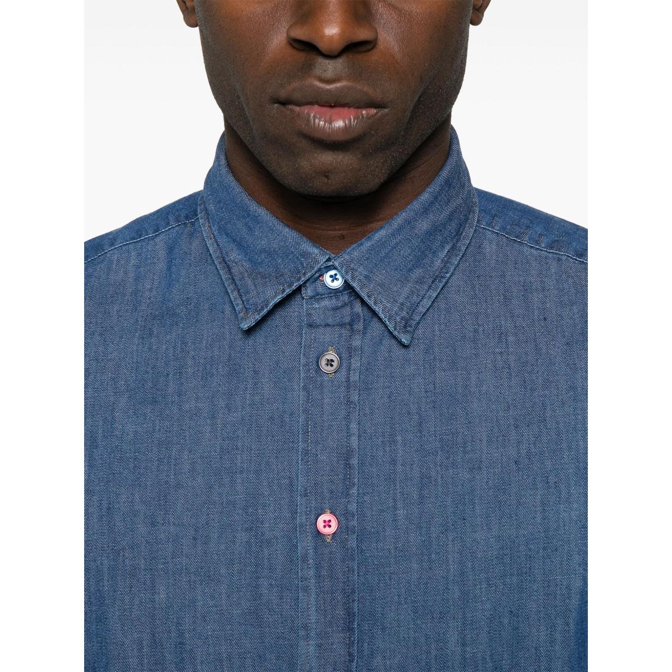 PS By Paul Smith Shirts Blue Shirts PS By Paul Smith Dark Slate Blue