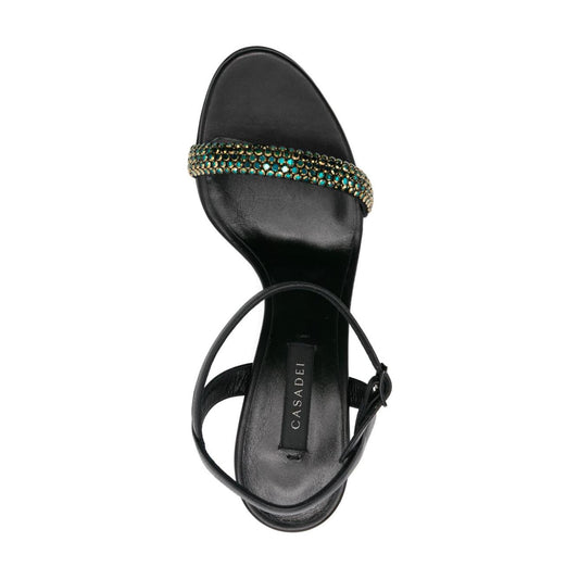Casadei Sandals Black Sandals Casadei Dark Slate Gray