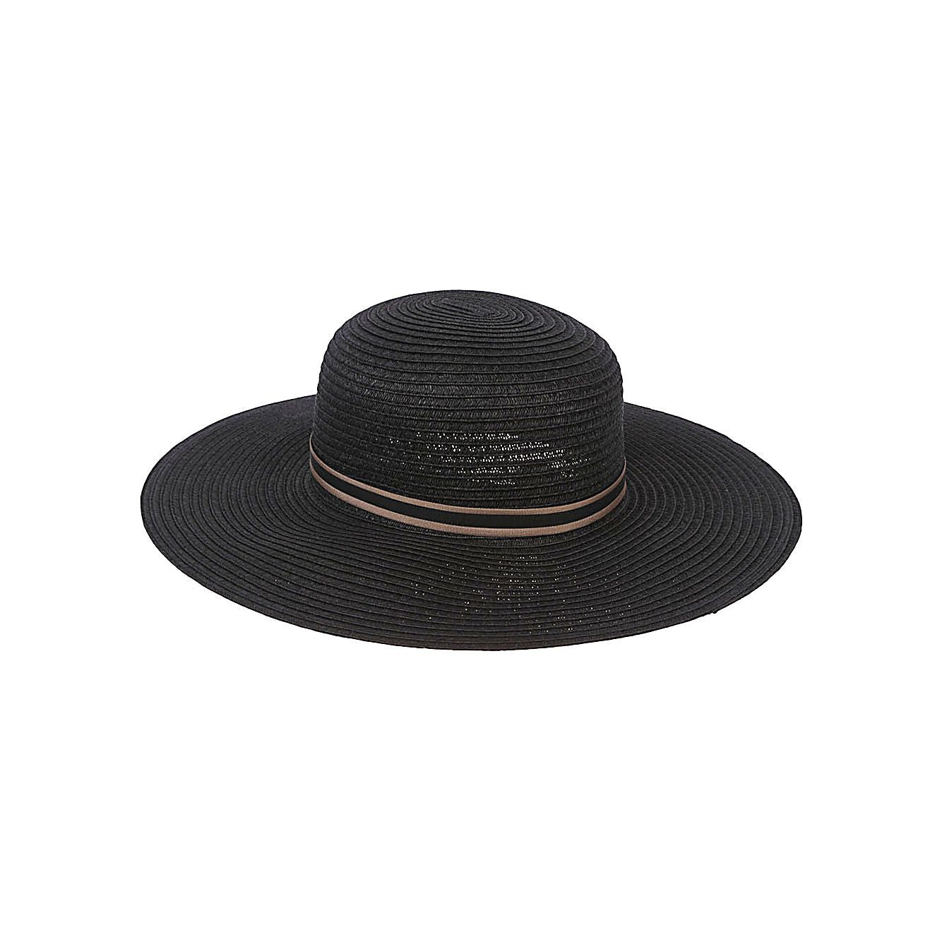 Borsalino Giselle Woman Hat in Black Scarves Hats & Gloves Borsalino Dark Slate Gray