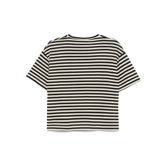 Semicouture T-shirts and Polos Black Topwear Semicouture Light Gray
