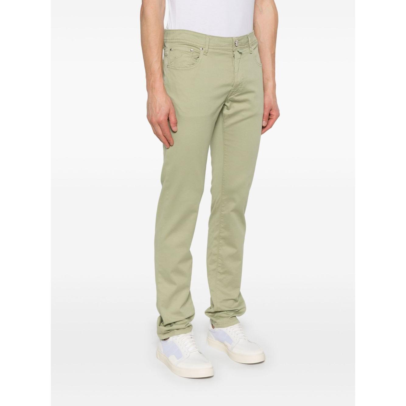 Jacob Cohen Jeans Green Jeans Jacob Cohen White Smoke