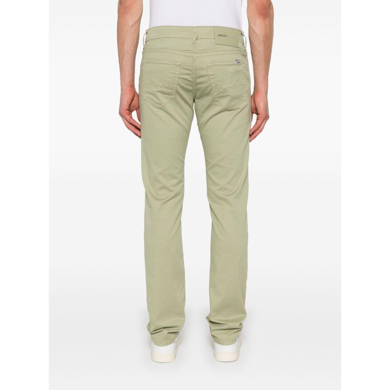 Jacob Cohen Jeans Green Jeans Jacob Cohen White Smoke
