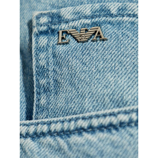 Emporio Armani Shorts Blue Short trousers Emporio Armani Light Slate Gray
