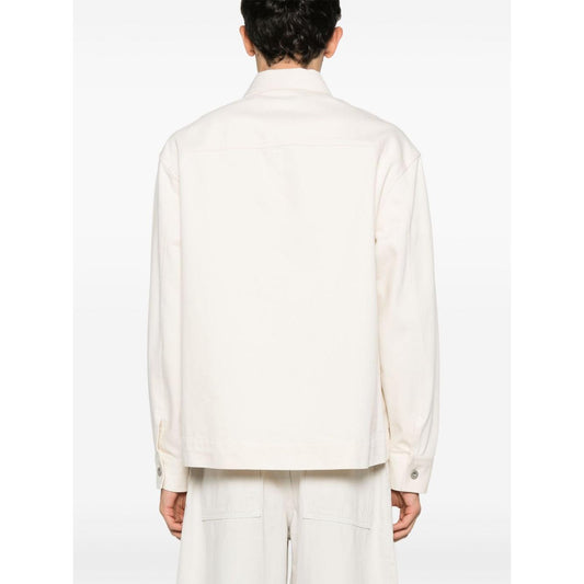 EMPORIO ARMANI CAPSULE Coats White Jackets Emporio Armani White Smoke