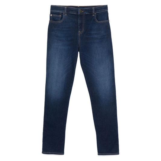 Emporio Armani Logo-Patch Jeans Jeans Emporio Armani Dark Slate Gray