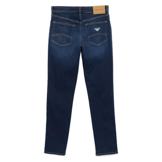 Emporio Armani Logo-Patch Jeans Jeans Emporio Armani Dark Slate Gray