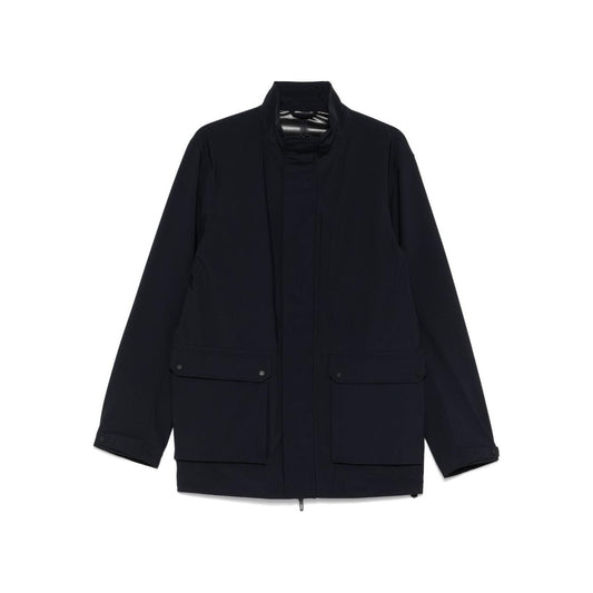 EMPORIO ARMANI CAPSULE Coats Blue Jackets Emporio Armani Black