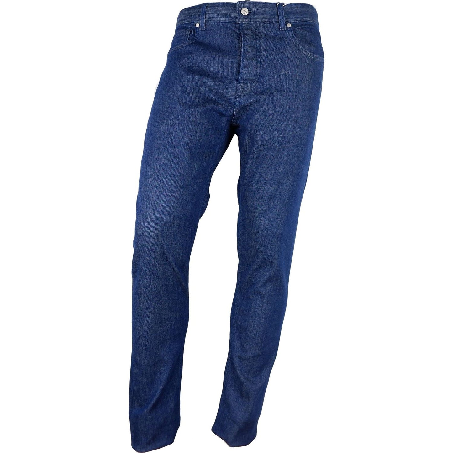 Aquascutum Blue Cotton Men Jean Aquascutum