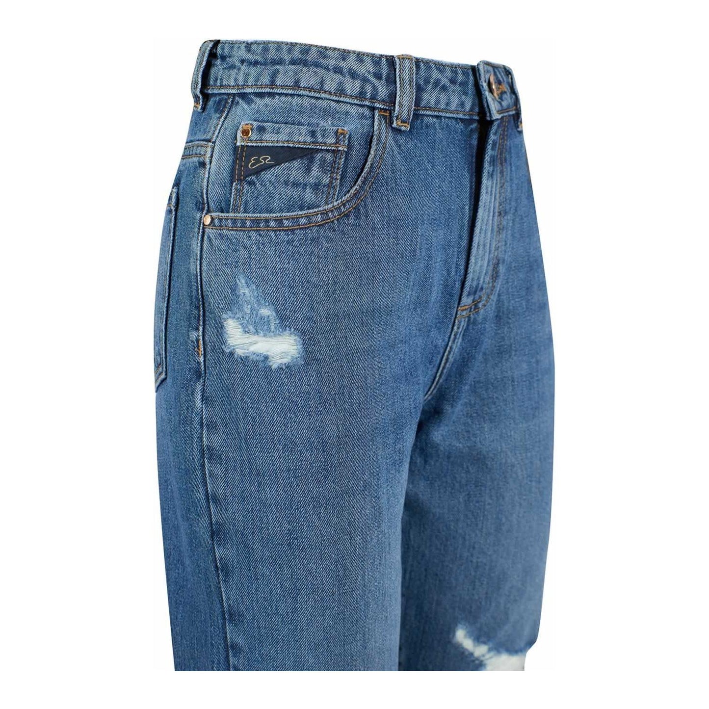 Yes Zee Blue Cotton Women's Jeans Yes Zee