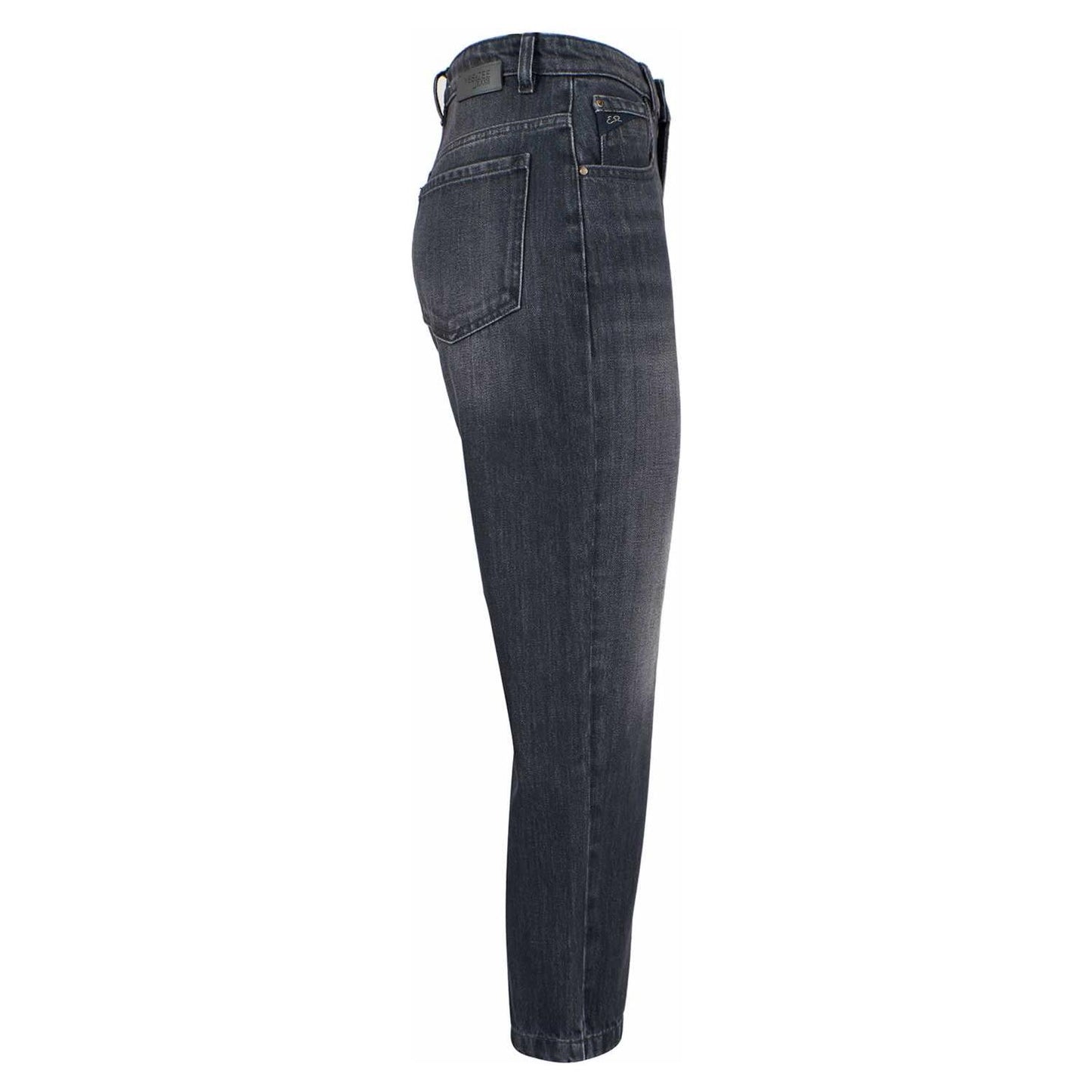 Yes Zee Black Cotton Women's High-Waisted Jeans Yes Zee