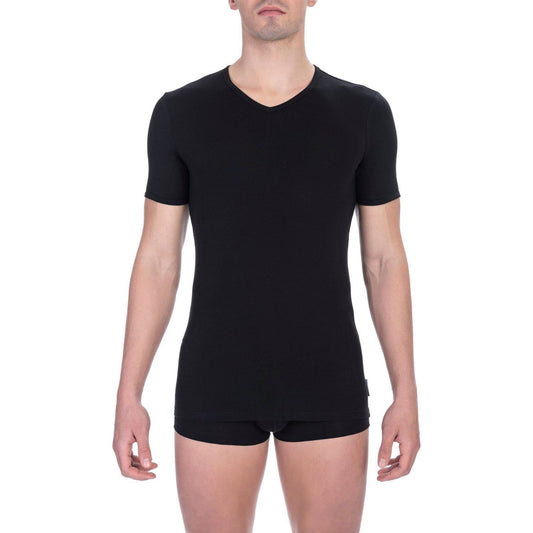 Bikkembergs Black Cotton Men's T-Shirt Bikkembergs