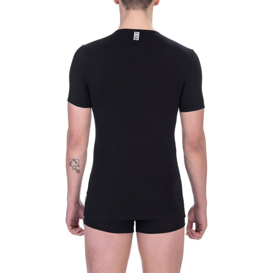 Bikkembergs Black Cotton Men's T-Shirt Bikkembergs