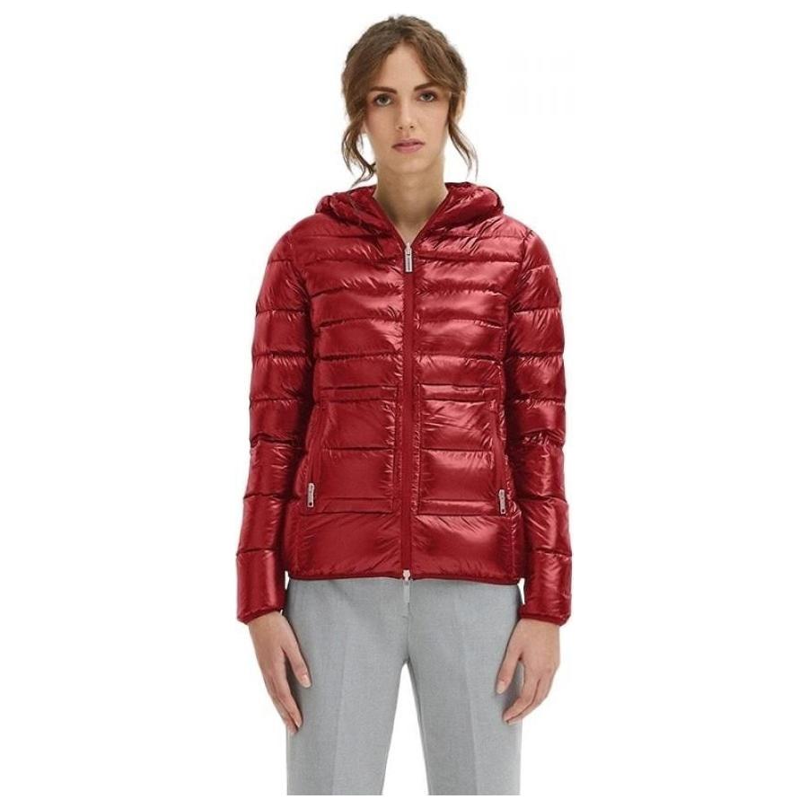 Centogrammi Red Nylon Women Jacket Centogrammi