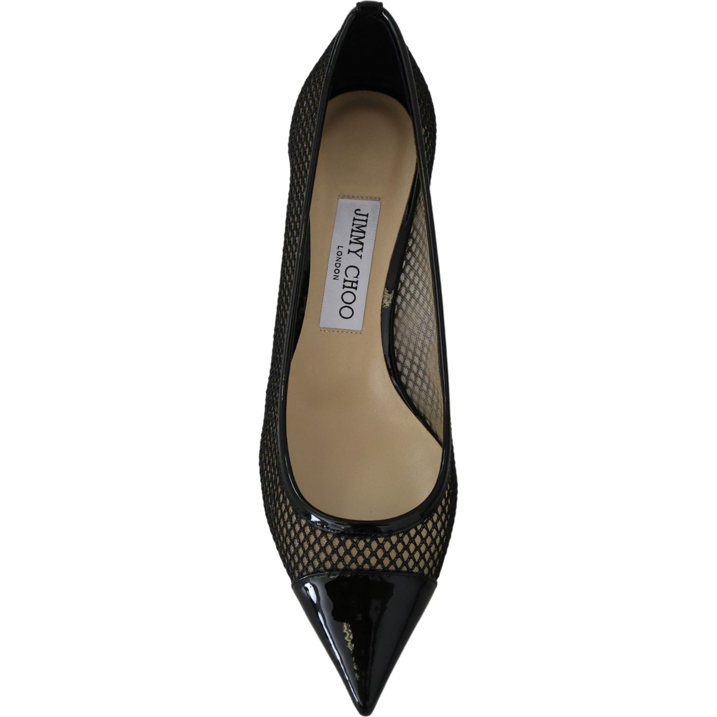 Jimmy Choo Chic Patent Mesh Pointed Pumps Jimmy Choo