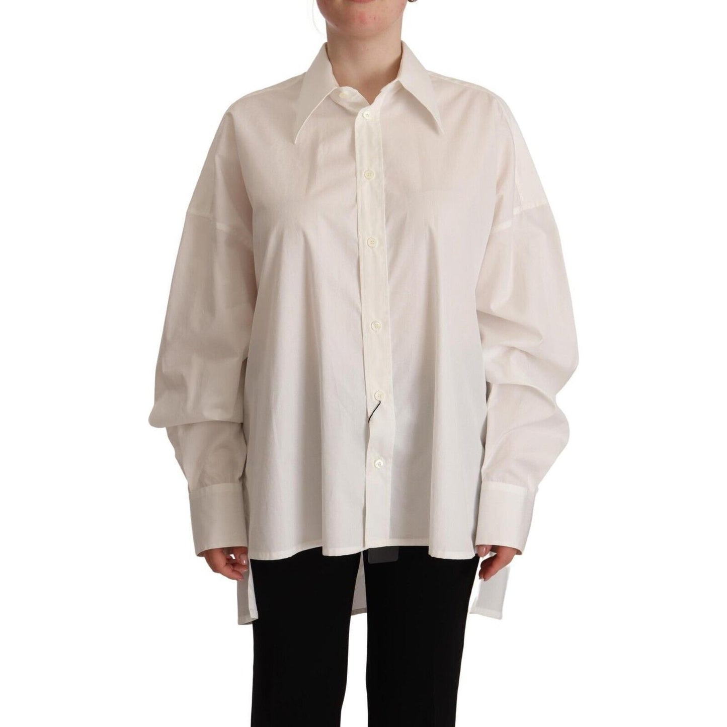 Dolce & Gabbana Timeless White Polo Top - Elegance Meets Comfort Dolce & Gabbana