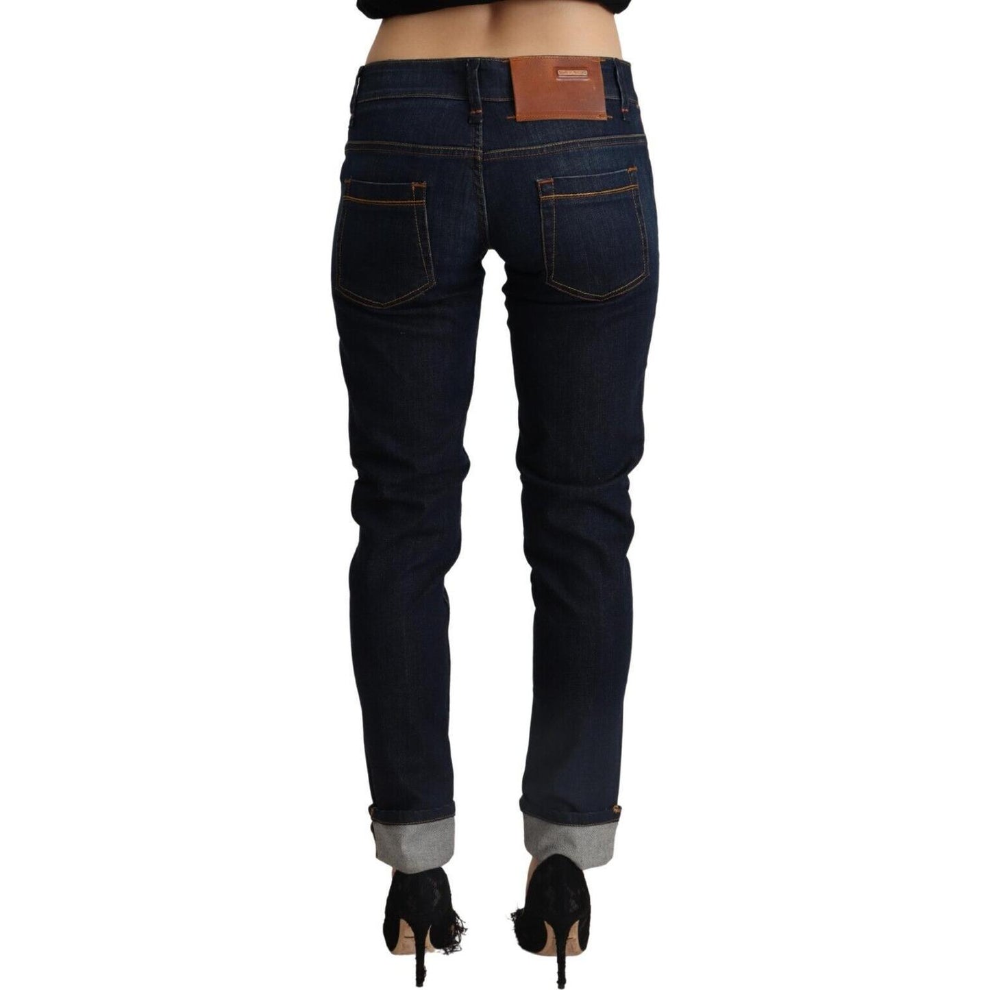 Acht Slim Fit Dark Blue Denim Elegance Acht