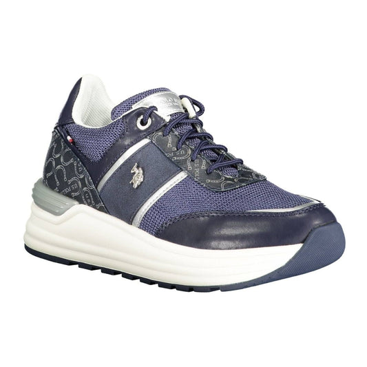 U.S. POLO ASSN. Blue Polyester Women Sneaker U.S. POLO ASSN.