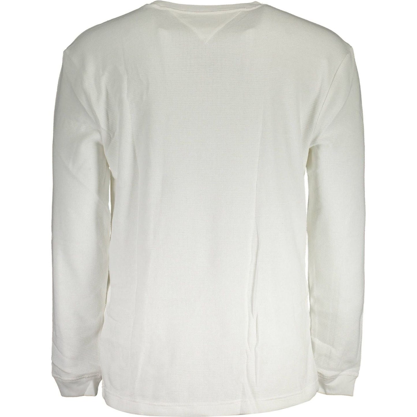 Tommy Hilfiger White Cotton Men Sweater Tommy Hilfiger