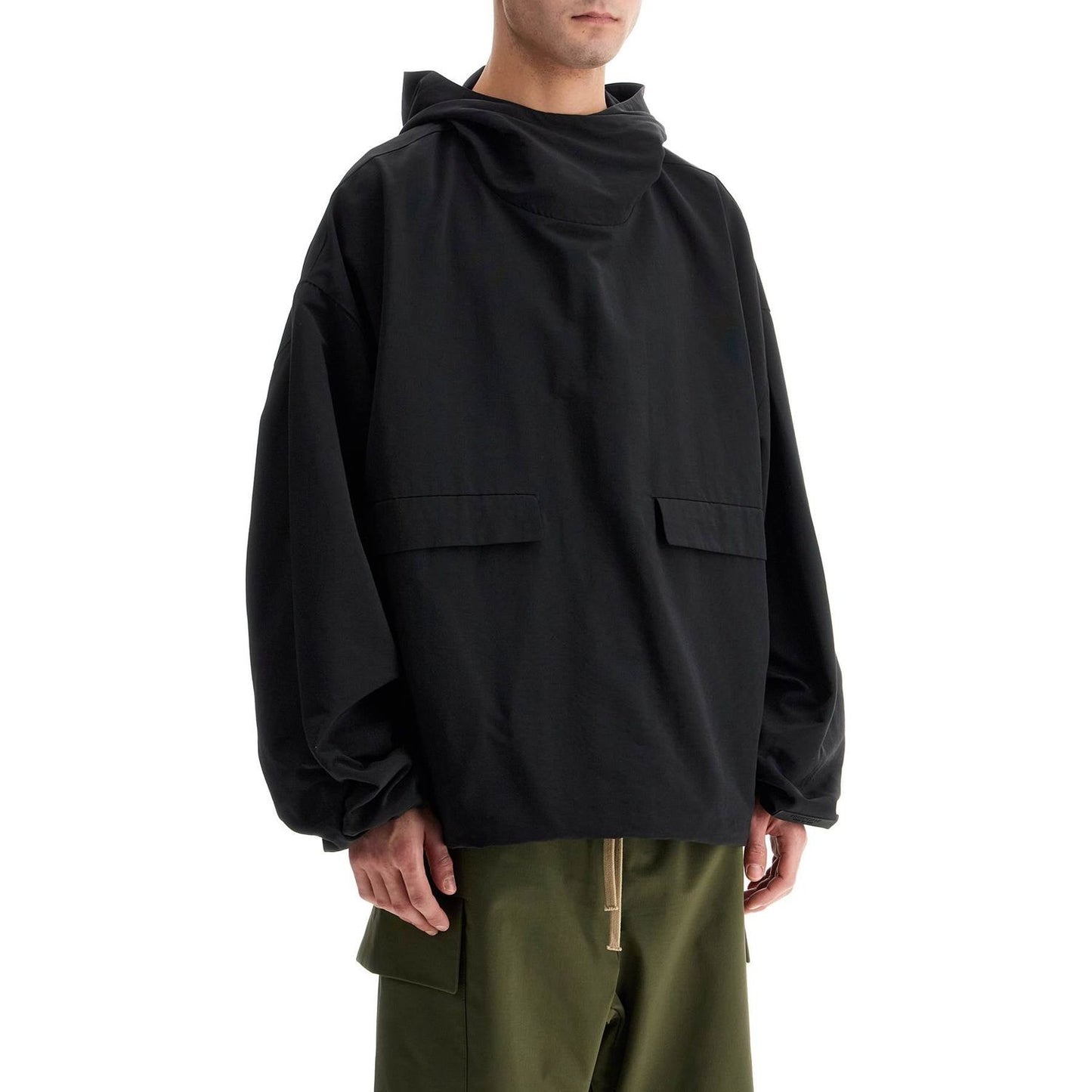 Fear Of God ESSENTIALS military nylon hooded anor Vests Fear Of God ESSENTIALS